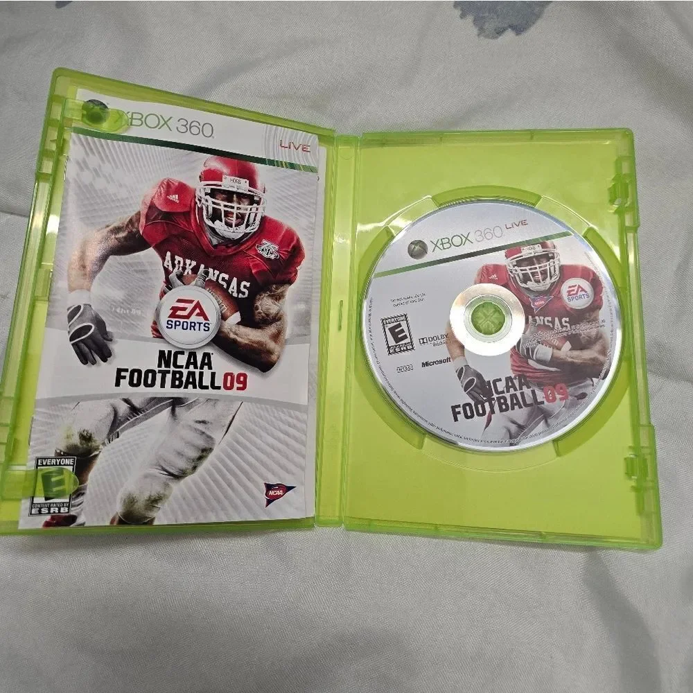 NCAA FOOTBALL 09 (Microsoft Xbox 360, 2008) COMPLETE